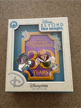 Disney Beyond The Magic Hunchback Of Notre Dame 30 Years Jumbo Pin - LE 800